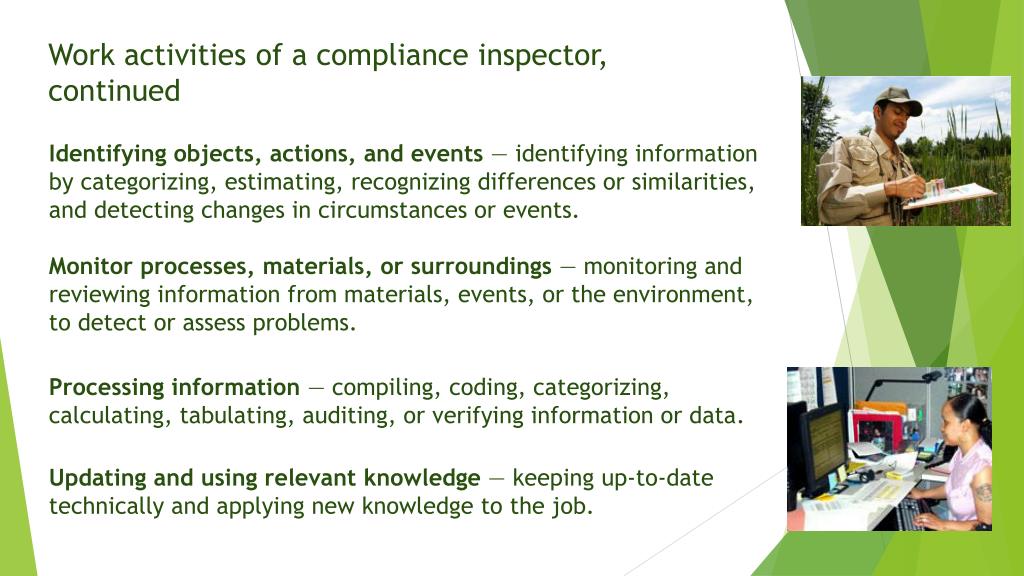 PPT Introduction to the Environmental Compliance Inspector PowerPoint Presentation ID1538021
