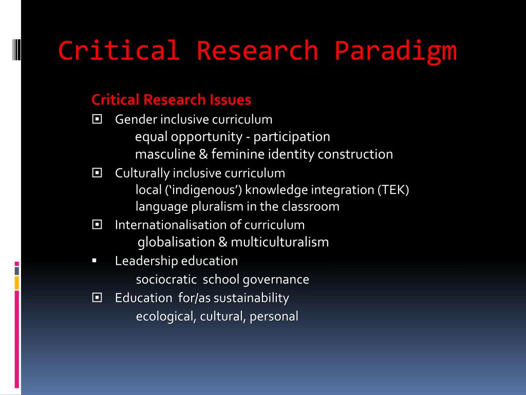 PPT Educational Research Key Paradigms PowerPoint Presentation, free