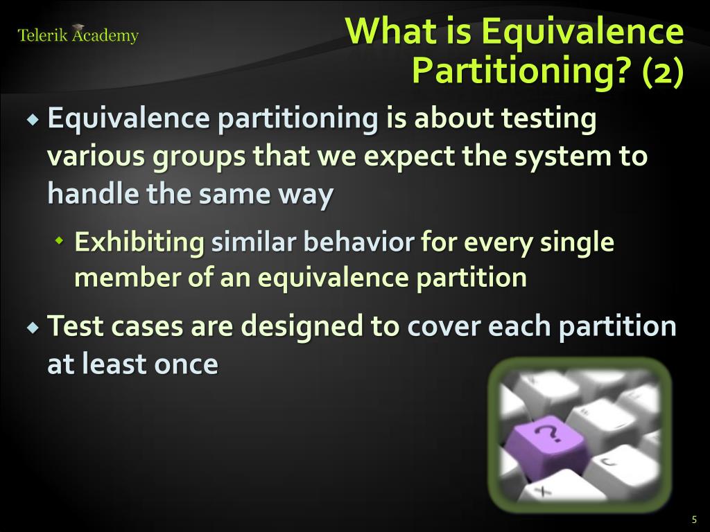 PPT Equivalence Partitioning PowerPoint Presentation, free download