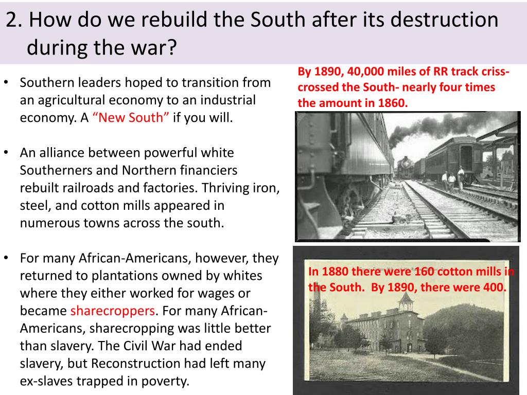 PPT What did the end of the Civil War mean? PowerPoint Presentation