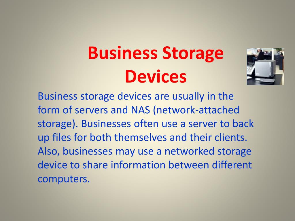 PPT storage devices PowerPoint Presentation, free download ID1548072