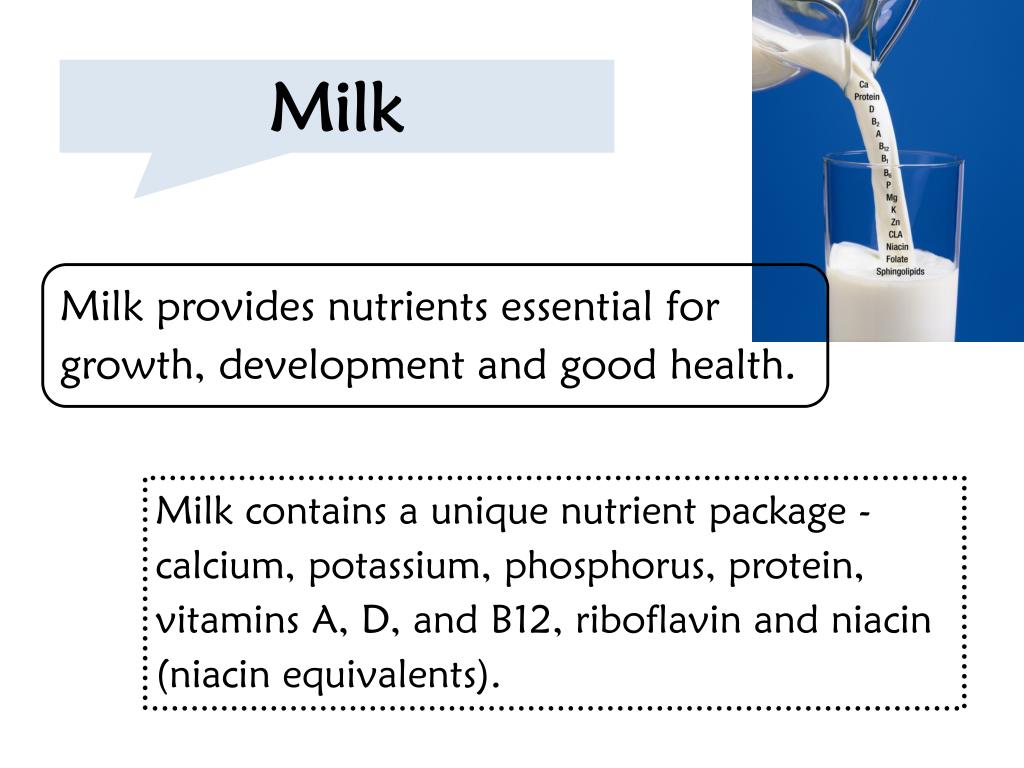 PPT The Nutritional Value of Flavored Milk PowerPoint Presentation