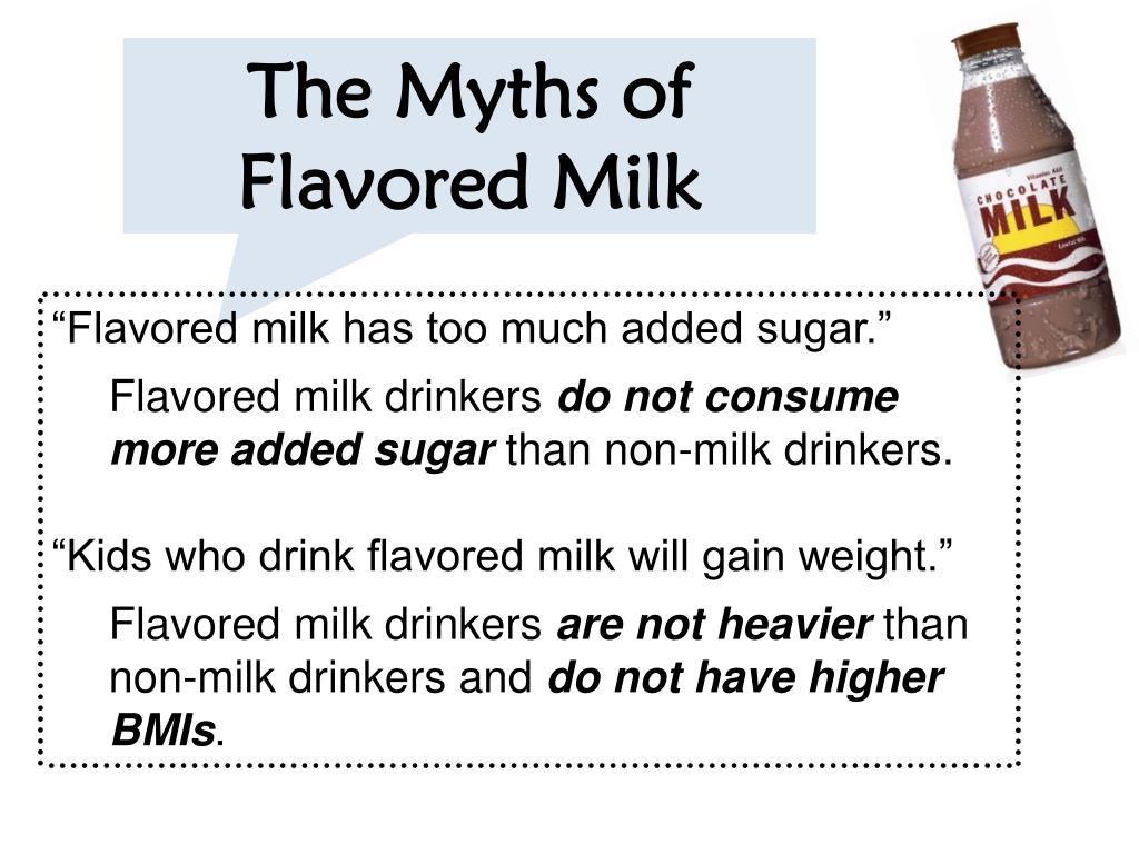 PPT The Nutritional Value of Flavored Milk PowerPoint Presentation