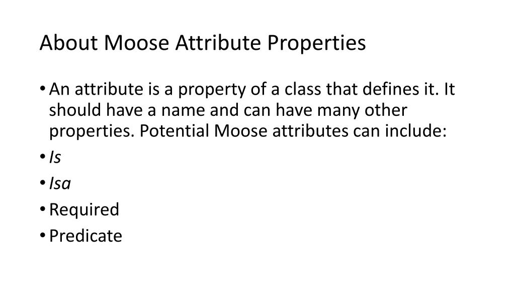 PPT Beginning Moose PowerPoint Presentation, free download ID1549979