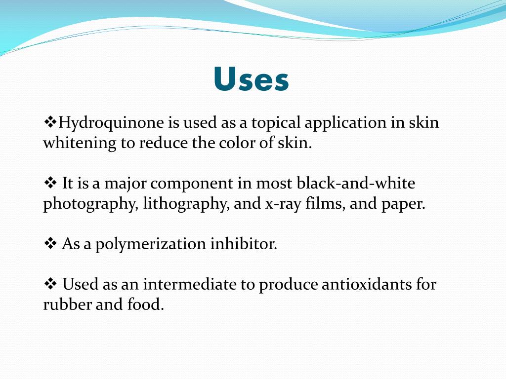 PPT Hydroquinone PowerPoint Presentation, free download ID1552311