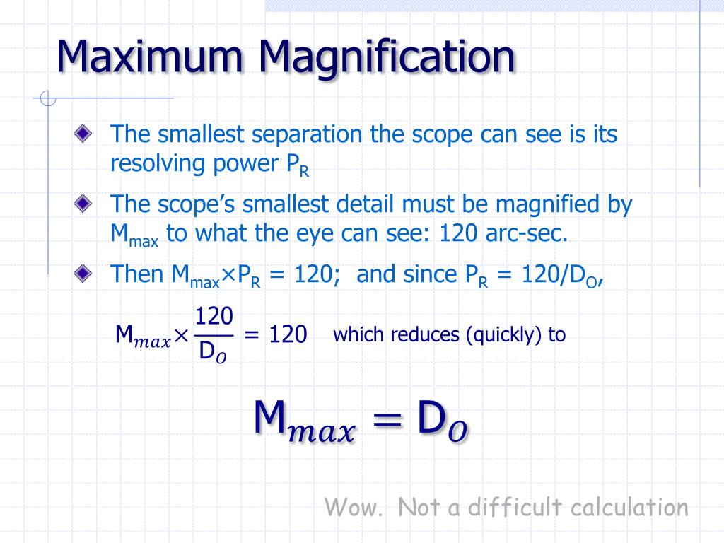 What Is The Maximum Magnification You Can Achieve at Sarah Stahr blog