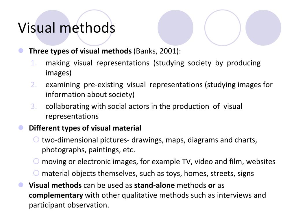 PPT Visual Methods PowerPoint Presentation, free download ID1555089