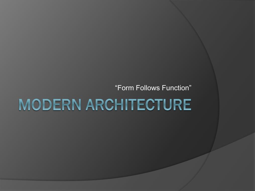 PPT Modern Architecture PowerPoint Presentation, free download ID