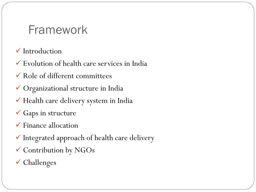 PPT Health care delivery system in India PowerPoint Presentation