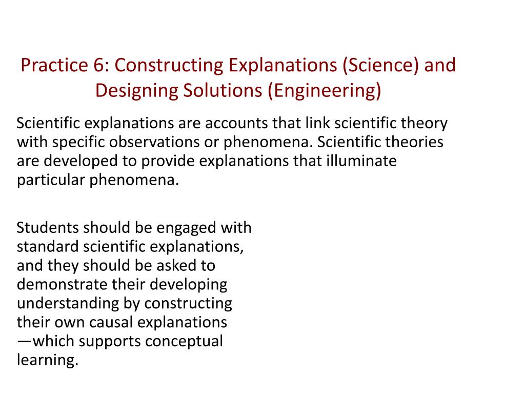 PPT Science and Engineering Practices & The Inclusion of Engineering
