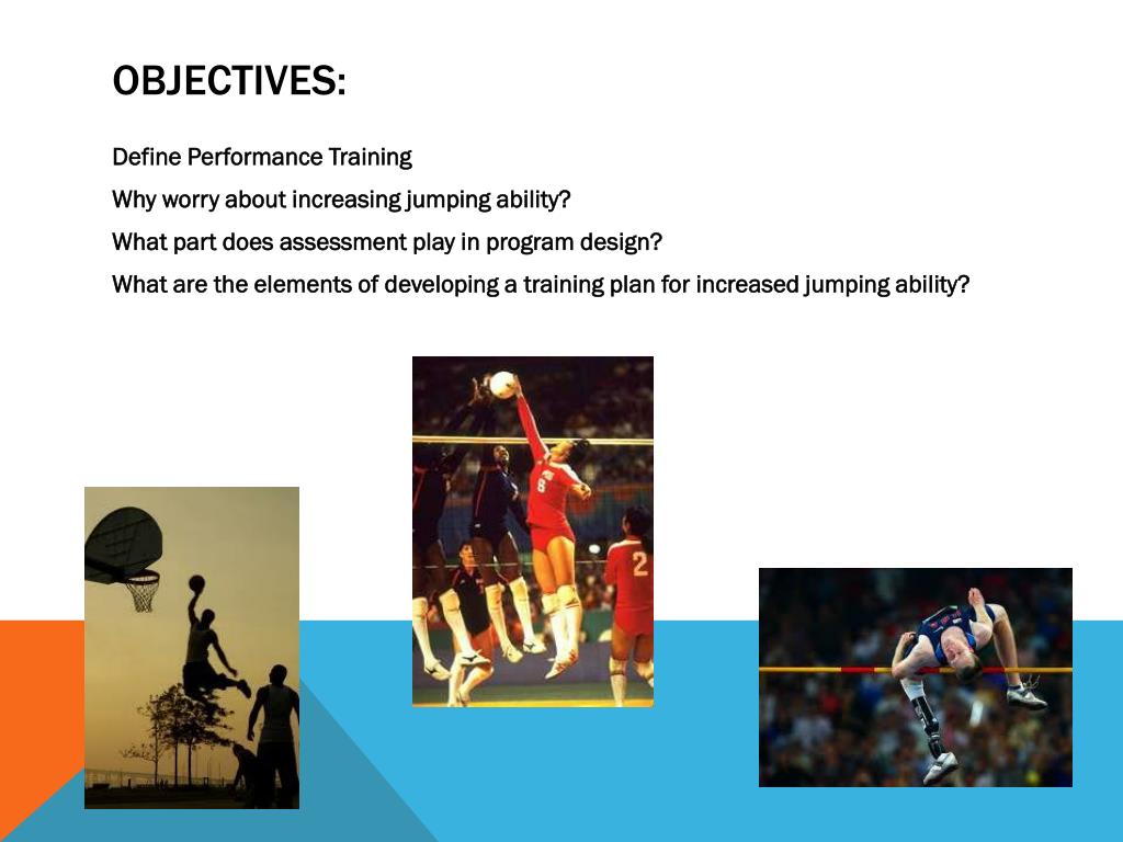 PPT Jump Training Improving power for performance and injury