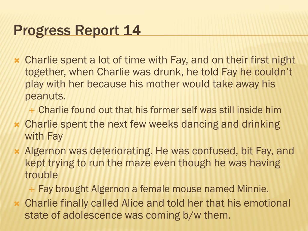 PPT Flowers for Algernon by Daniel Keyes PowerPoint Presentation