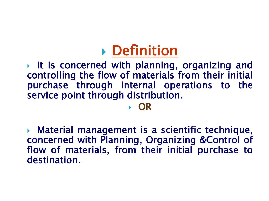 PPT Materials Management PowerPoint Presentation, free download ID
