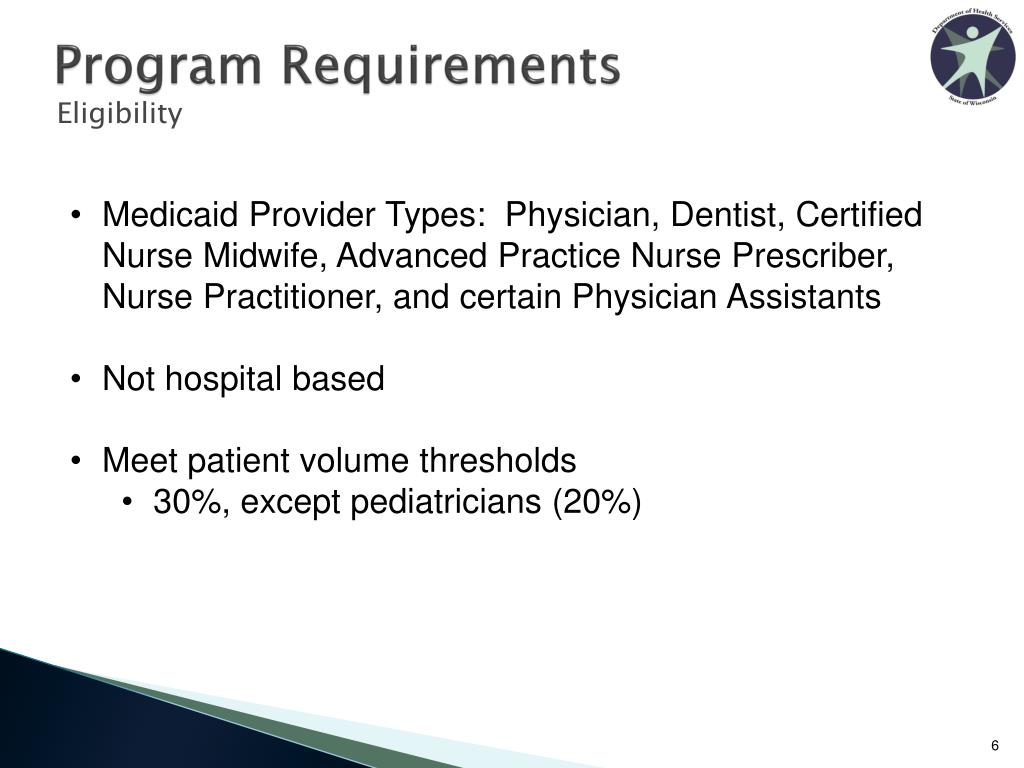 PPT Wisconsin Medicaid Electronic Health Record (EHR) Incentive