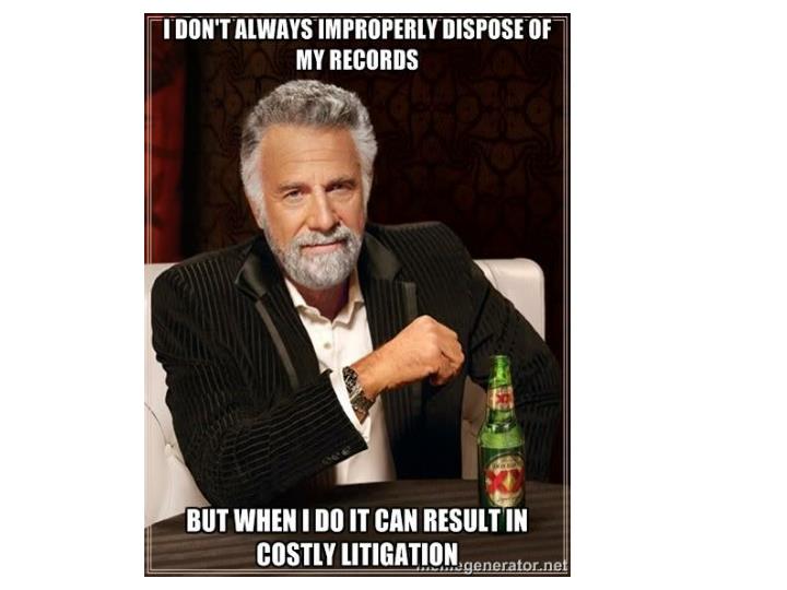 PPT Records Management Memes PowerPoint Presentation ID1568023