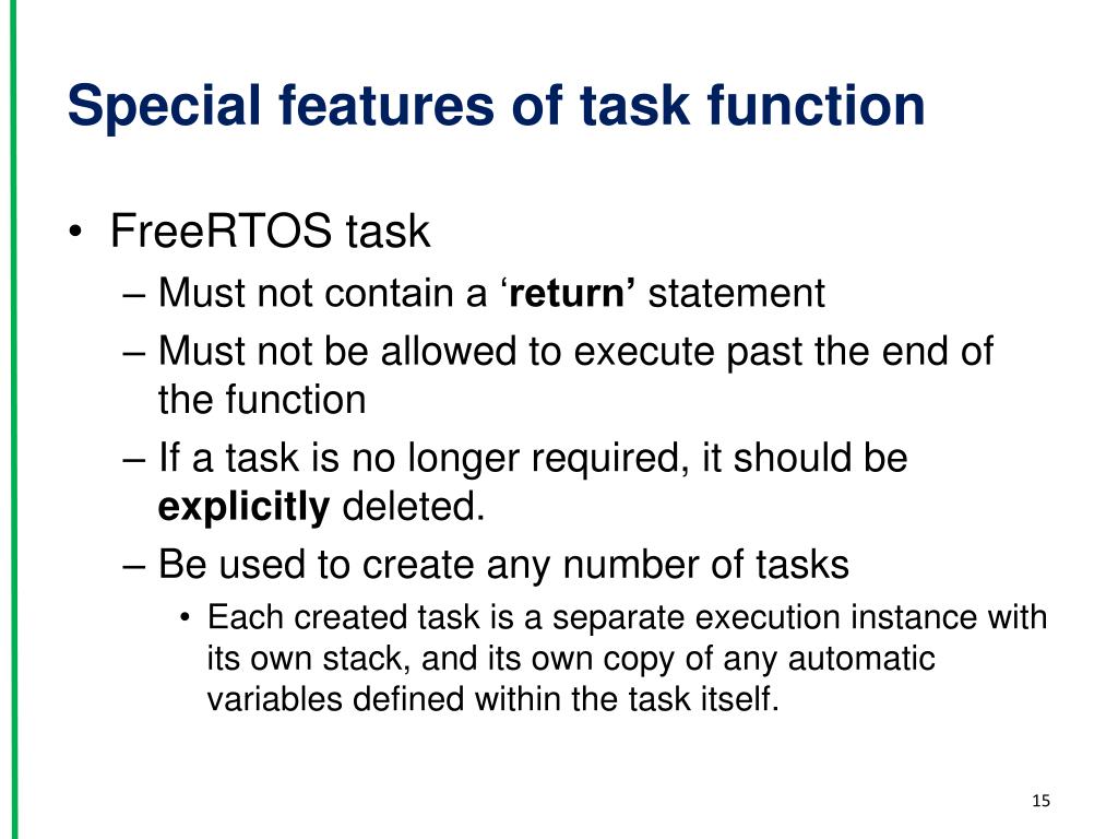 PPT FreeRTOS PowerPoint Presentation, free download ID1569703