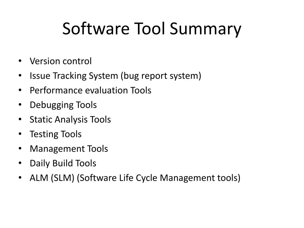 PPT ComputerAided Software Engineering Tools An overview