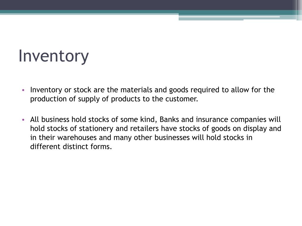 PPT Inventory Management PowerPoint Presentation, free download ID