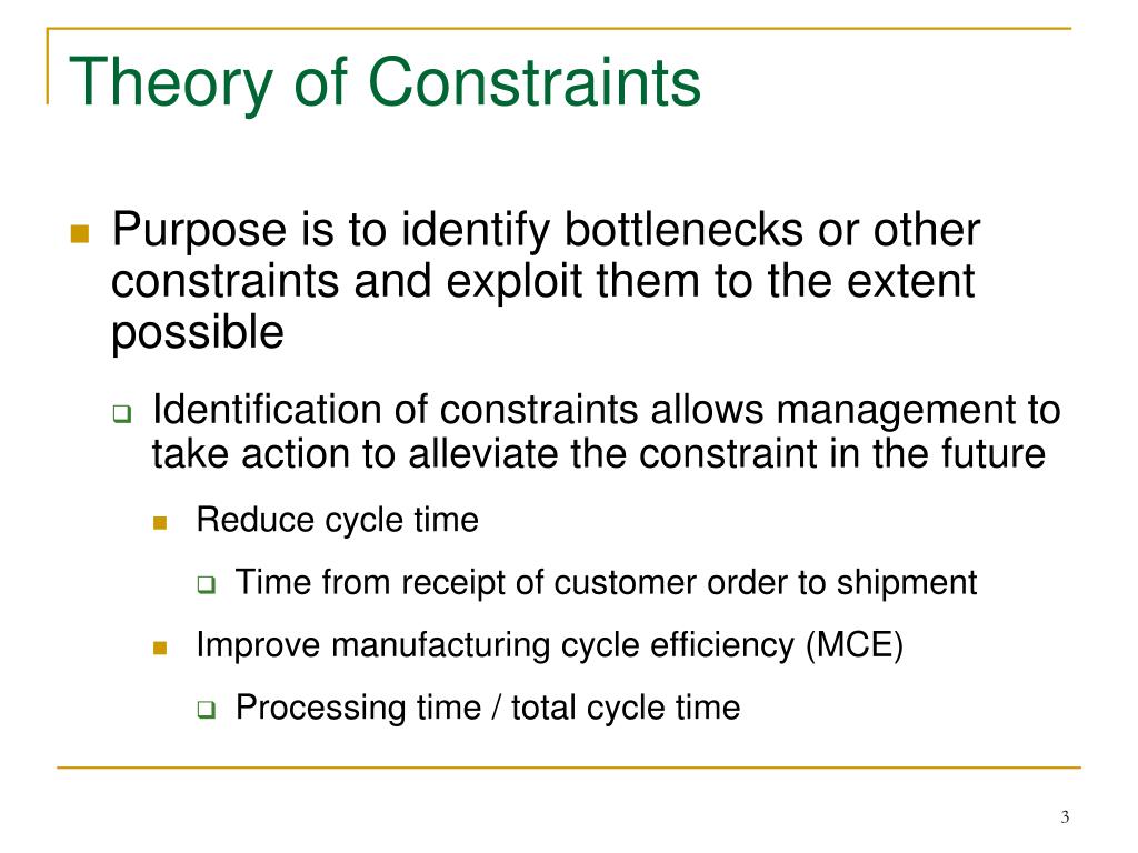 PPT Theory of Constraints PowerPoint Presentation, free download ID PPT Theory of Constraints PowerPoint Presentation, free download ID