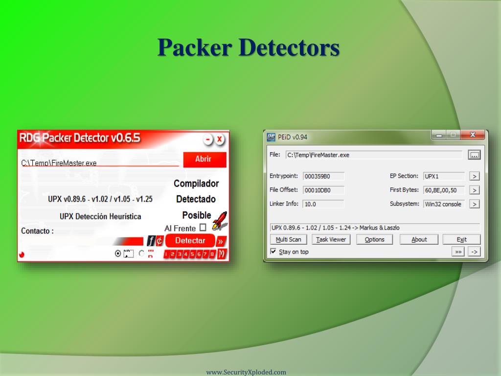 PPT Practical Reversing II Unpacking EXE PowerPoint Presentation
