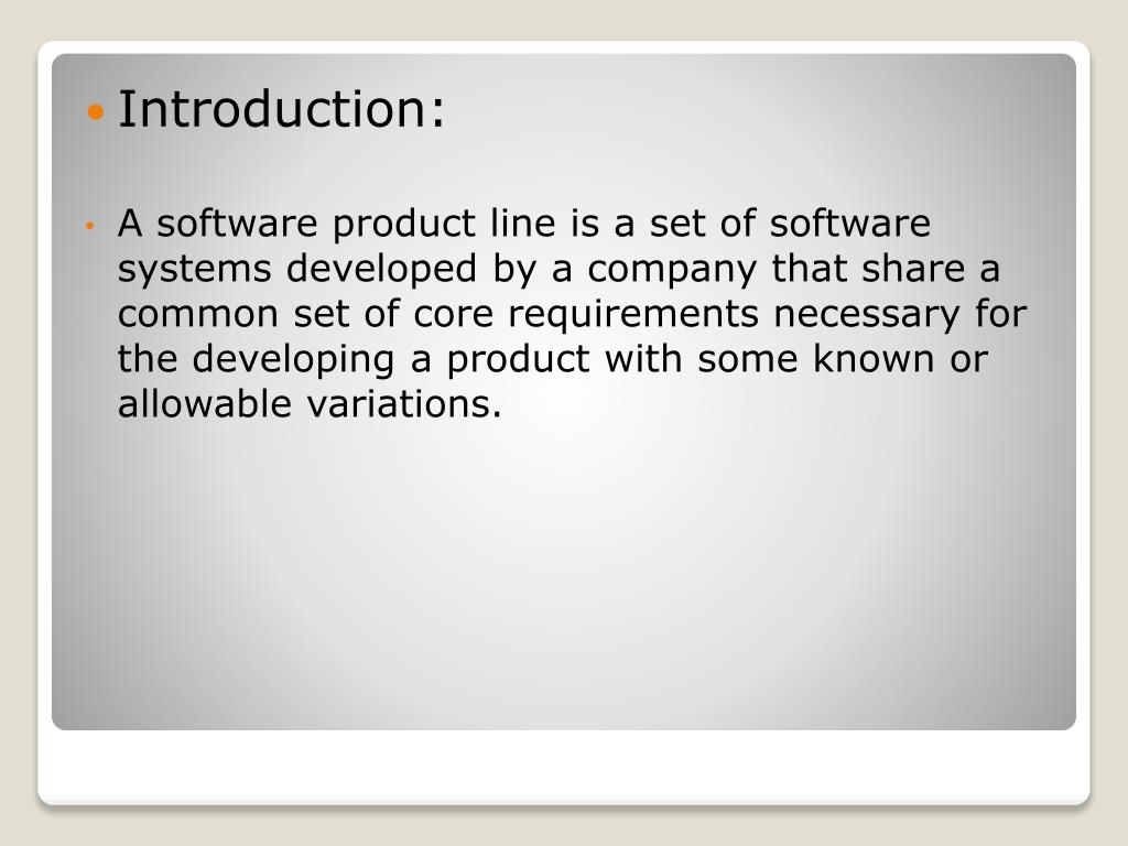 PPT Software Product Lines PowerPoint Presentation, free download