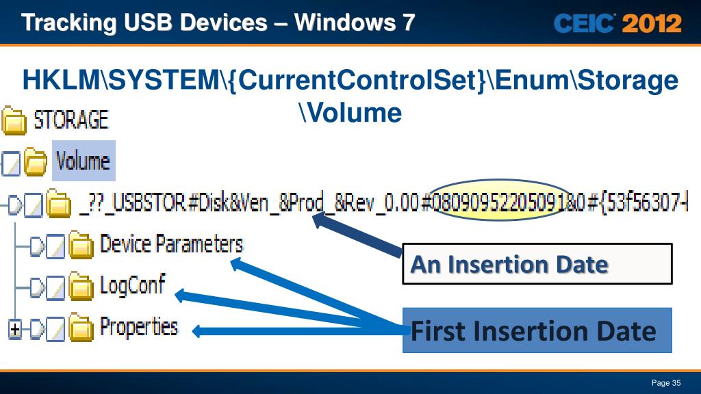 PPT Tracking USB Devices Windows 7 PowerPoint Presentation, free