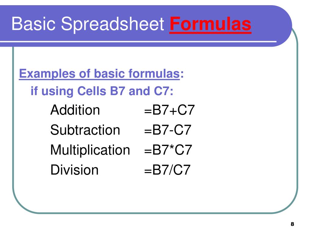 PPT Understanding Spreadsheets PowerPoint Presentation, free download