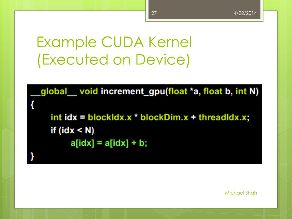 PPT GPU Programming PowerPoint Presentation, free download ID1576821