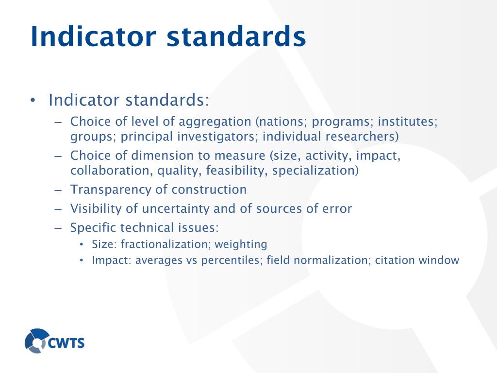PPT The debate on uses and consequences of STI indicators PowerPoint Presentation ID1577205