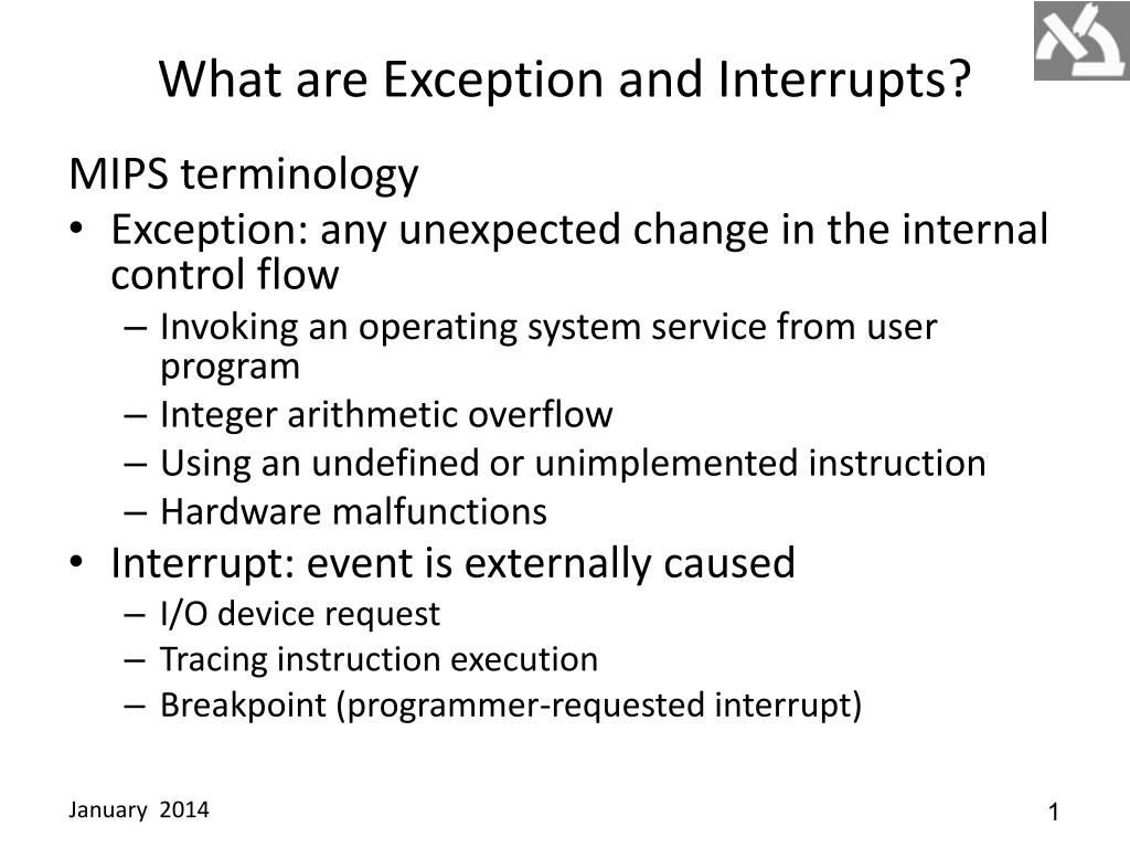 PPT What are Exception and Interrupts? PowerPoint Presentation, free