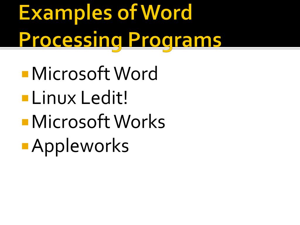 PPT Word Processing PowerPoint Presentation, free download ID1578828