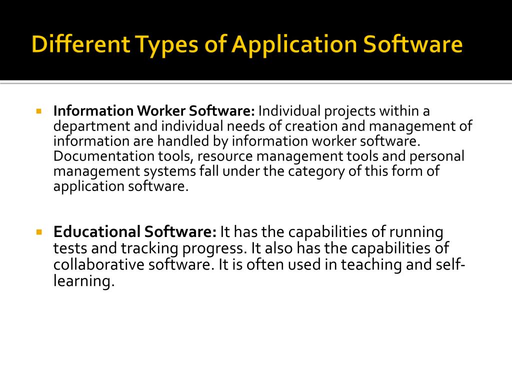PPT Application Software PowerPoint Presentation, free download ID