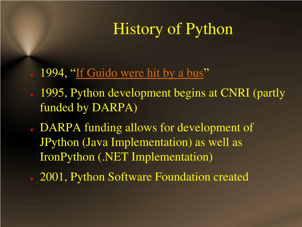 PPT Overview of Python PowerPoint Presentation, free download ID