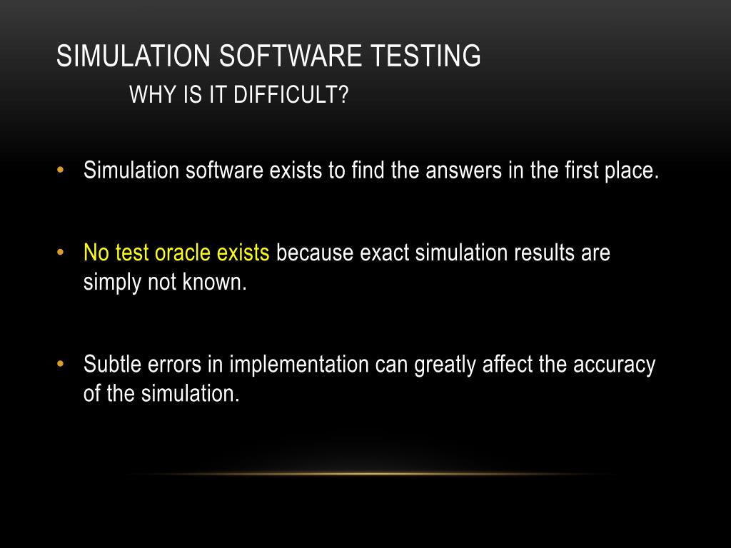 PPT Effective Testing of Healthcare Simulation Software PowerPoint