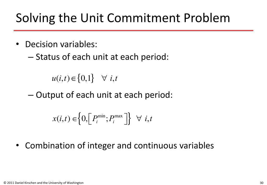 PPT Unit Commitment PowerPoint Presentation, free download ID1582959