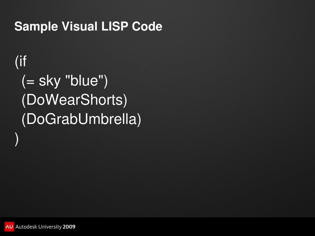 PPT Enforcing CAD Standards Using Visual LISP ® PowerPoint