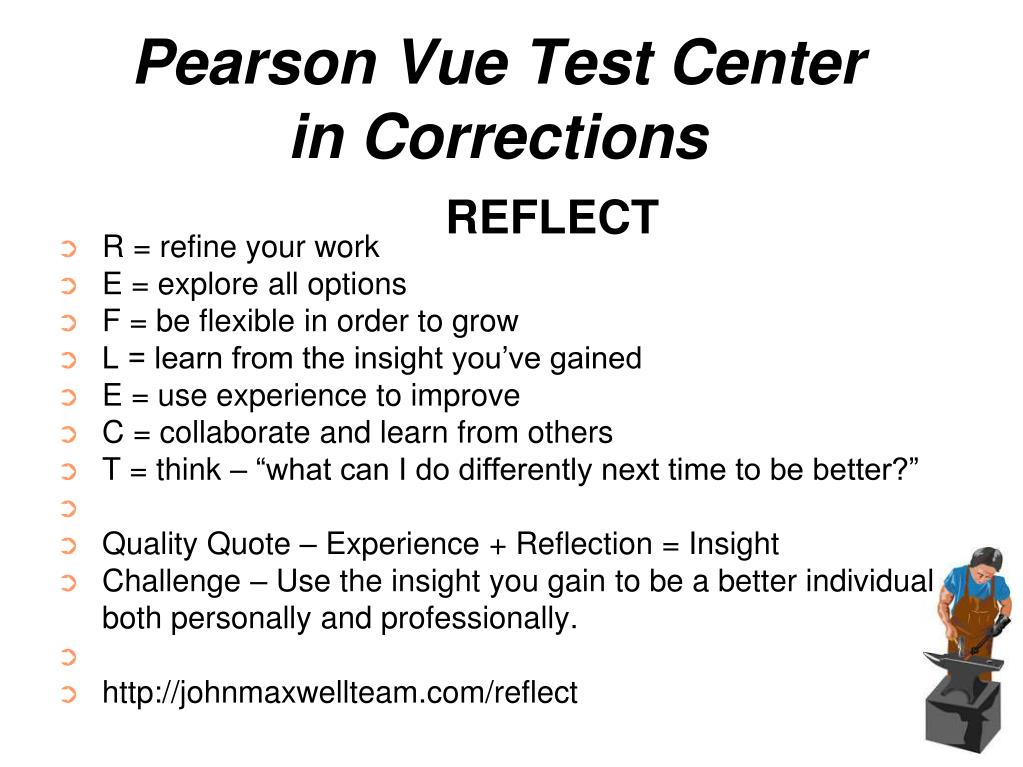 PPT Pearson Vue Test Center in Corrections PowerPoint Presentation