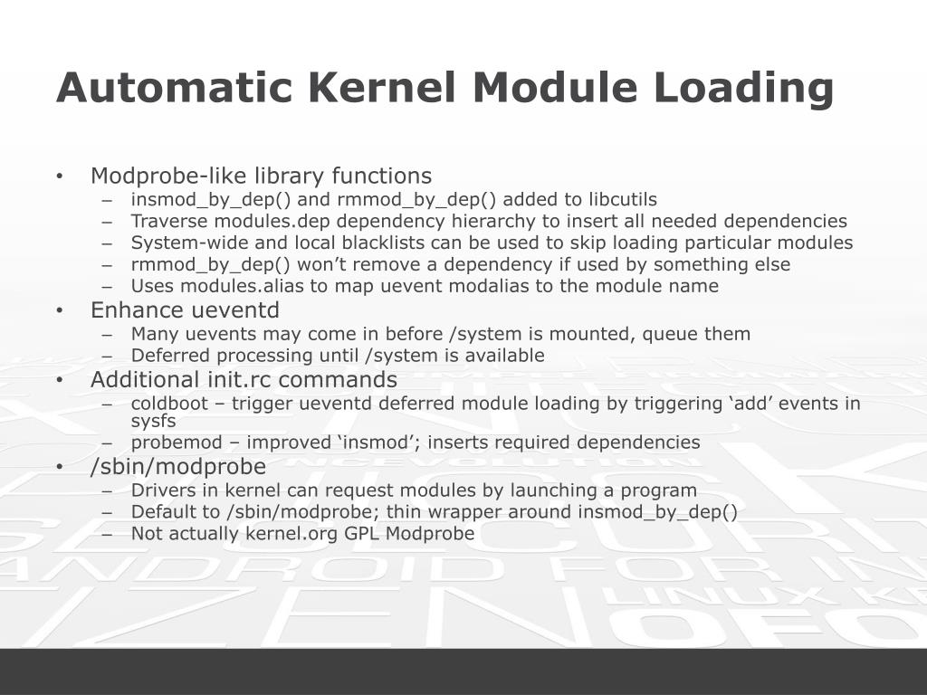 PPT AndroidIA Scalability Features To Support A Single Build Target