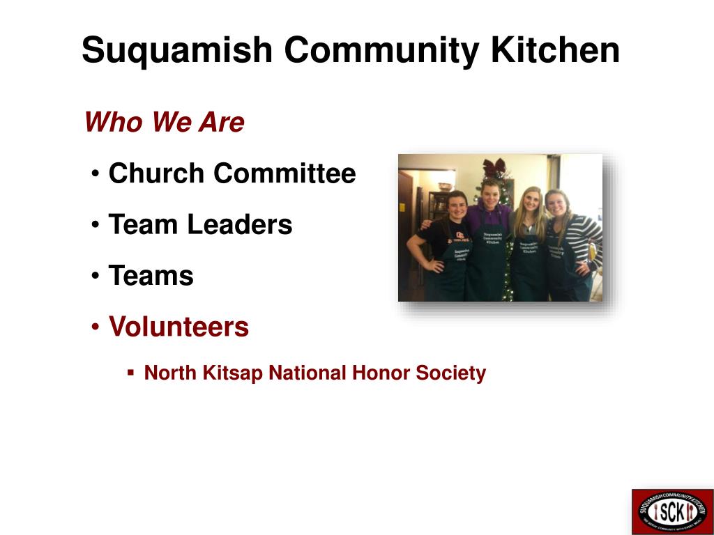 PPT Suquamish Community Kitchen PowerPoint Presentation, free