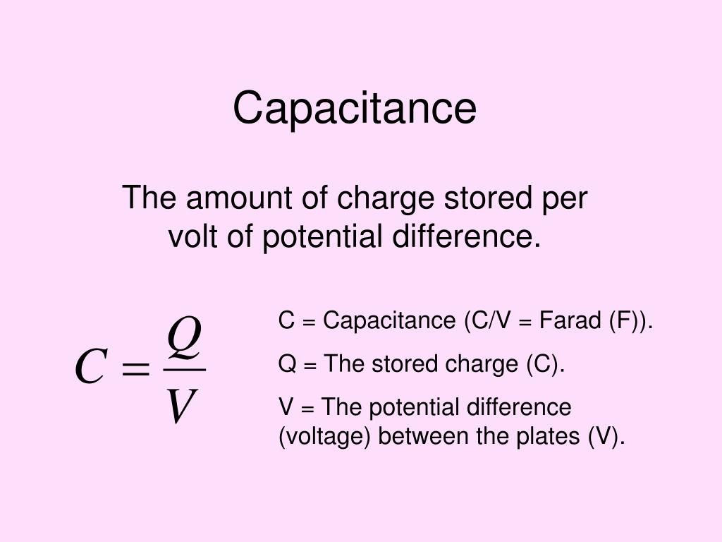 PPT Electric Potential, Energy, and Capacitance PowerPoint