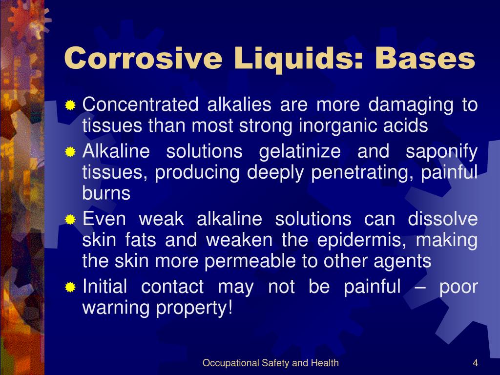 PPT Corrosive Materials PowerPoint Presentation, free download ID