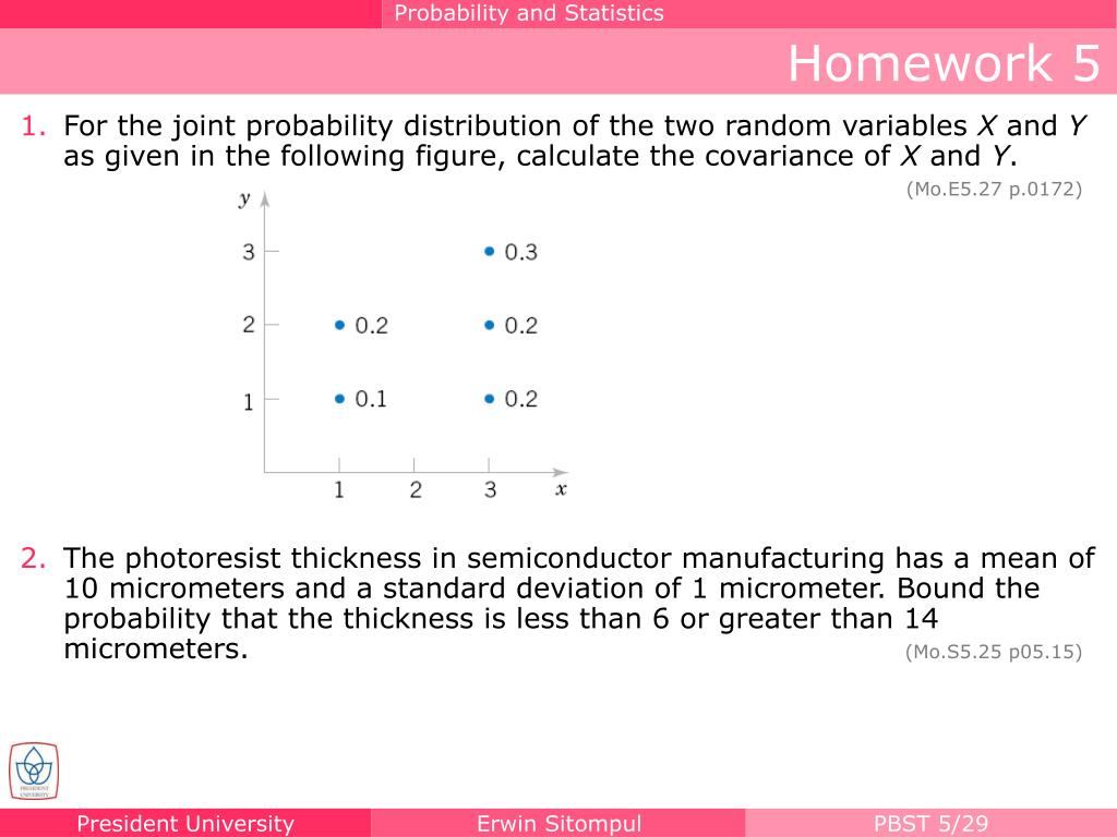 Covariance Joint Probability Distribution Calculator Research Topics