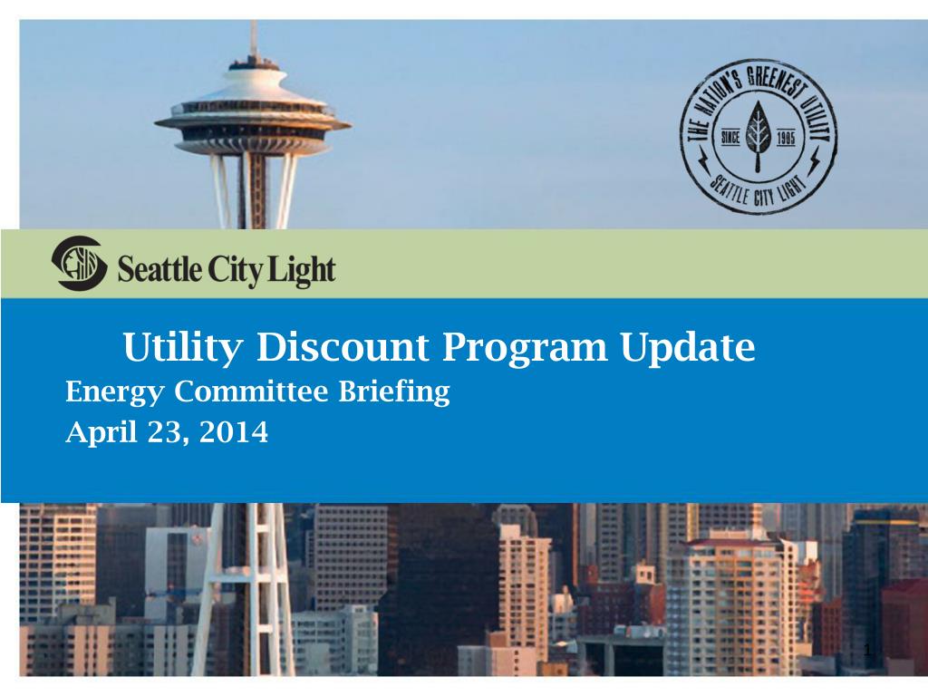PPT Utility Discount Program Update PowerPoint Presentation, free