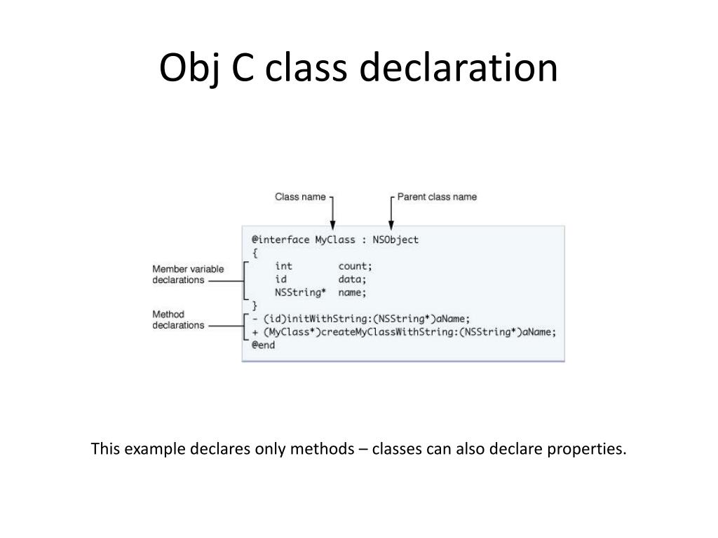 PPT Overview of ObjectiveC PowerPoint Presentation, free download