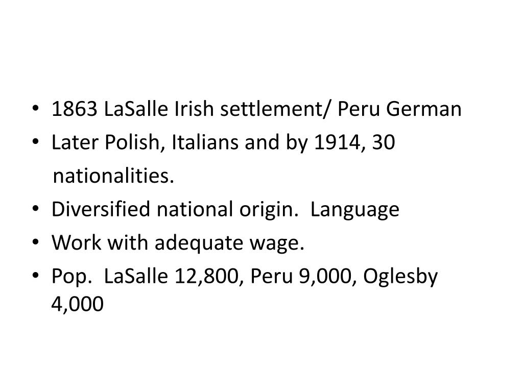 PPT Hygienic Institute for LaSalle, Peru & Oglesby PowerPoint