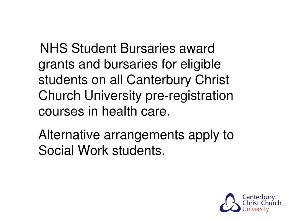 PPT NHS Bursaries for England PowerPoint Presentation, free download