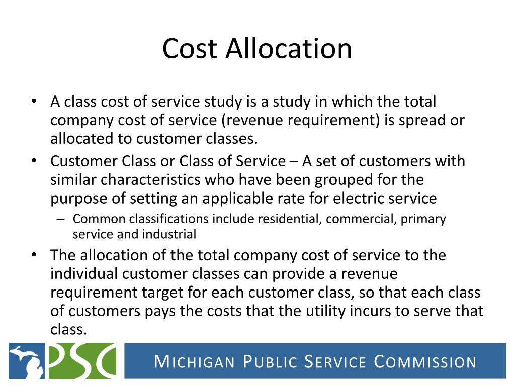 PPT Cost of Service Ratemaking PowerPoint Presentation, free download