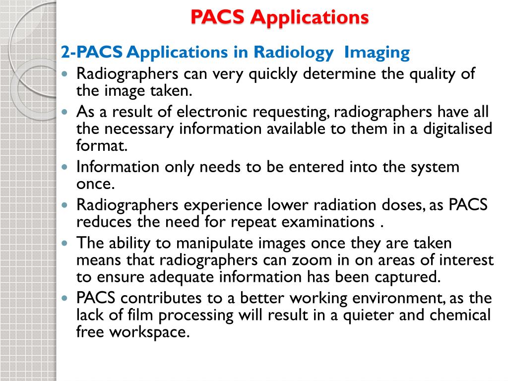 PPT PACS in Radiology PowerPoint Presentation, free download ID1596904