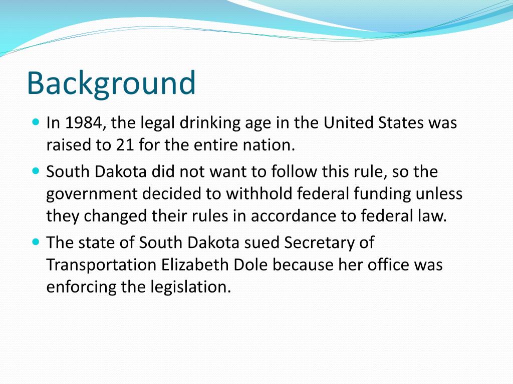PPT South Dakota V. Dole PowerPoint Presentation, free download ID
