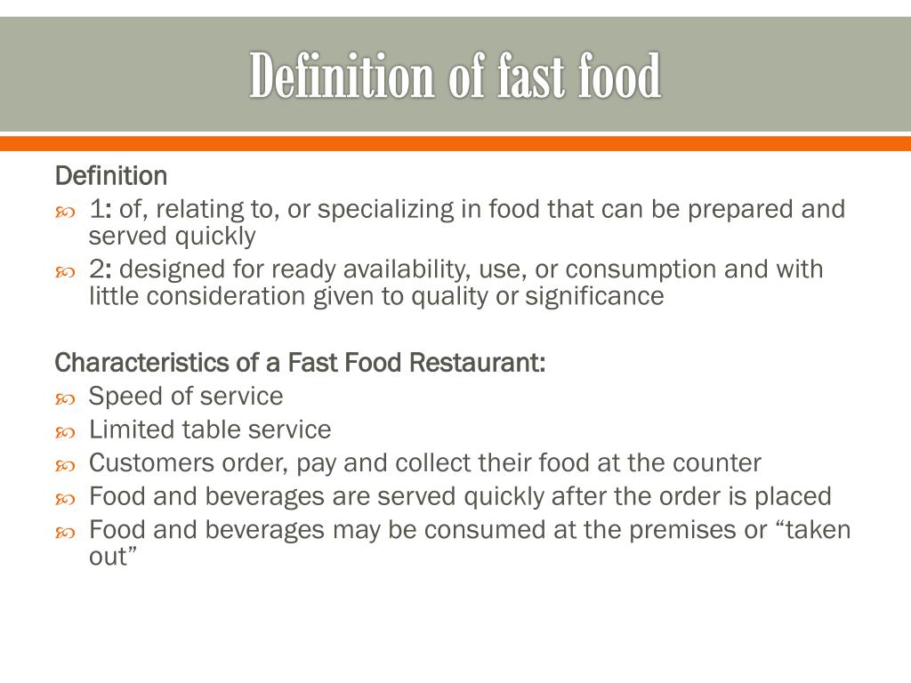 PPT Fast Food PowerPoint Presentation, free download ID1601785